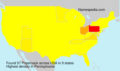 Surname Popernack in USA Surname Popernack in USA