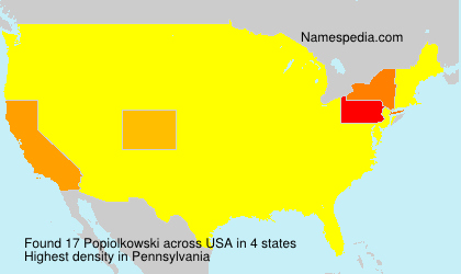 Surname Popiolkowski in USA Surname Popiolkowski in USA