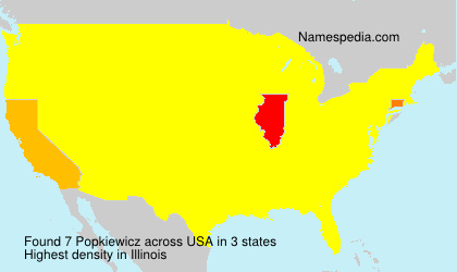 Surname Popkiewicz in USA Surname Popkiewicz in USA
