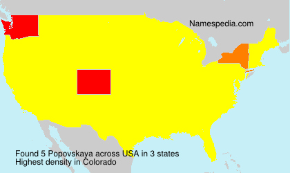 Surname Popovskaya in USA Surname Popovskaya in USA