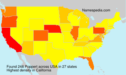 Surname Poppert in USA Surname Poppert in USA