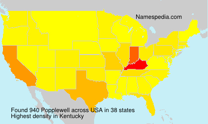 Surname Popplewell in USA Surname Popplewell in USA