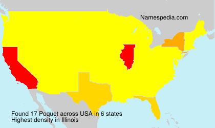 Surname Poquet in USA Surname Poquet in USA