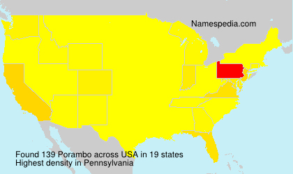 Surname Porambo in USA Surname Porambo in USA