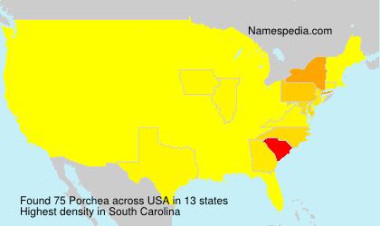Surname Porchea in USA Surname Porchea in USA