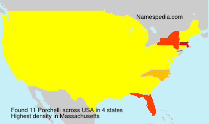 Surname Porchelli in USA Surname Porchelli in USA