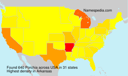 Surname Porchia in USA Surname Porchia in USA