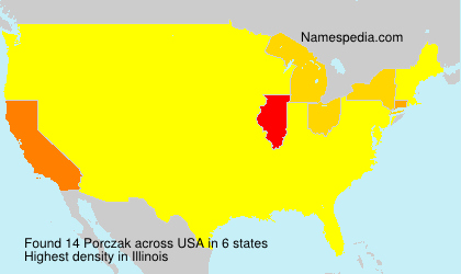 Surname Porczak in USA Surname Porczak in USA