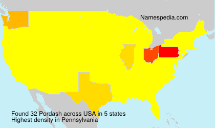 Surname Pordash in USA Surname Pordash in USA