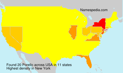 Surname Porello in USA Surname Porello in USA