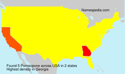 Surname Pornsopone in USA Surname Pornsopone in USA