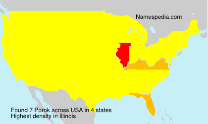 Surname Porok in USA Surname Porok in USA