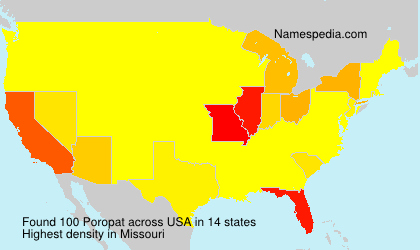 Surname Poropat in USA Surname Poropat in USA