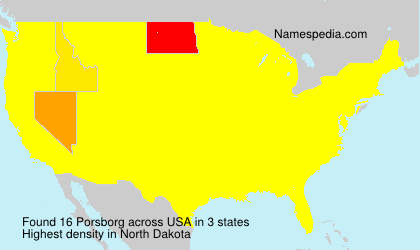 Surname Porsborg in USA Surname Porsborg in USA
