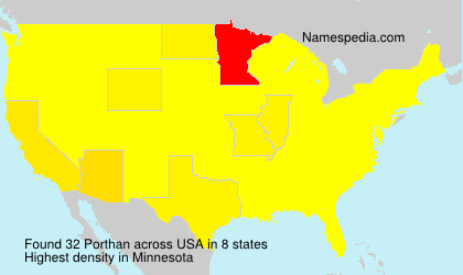 Surname Porthan in USA Surname Porthan in USA