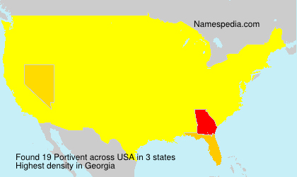 Surname Portivent in USA Surname Portivent in USA
