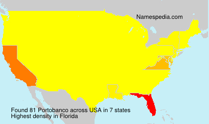 Surname Portobanco in USA Surname Portobanco in USA