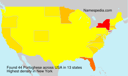 Surname Portoghese in USA Surname Portoghese in USA