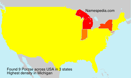 Surname Porzse in USA Surname Porzse in USA