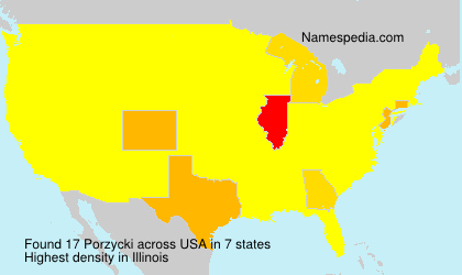 Surname Porzycki in USA Surname Porzycki in USA