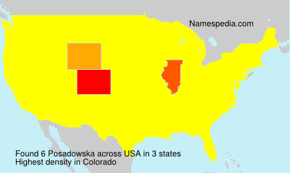 Surname Posadowska in USA Surname Posadowska in USA