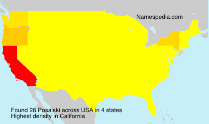 Surname Posalski in USA Surname Posalski in USA