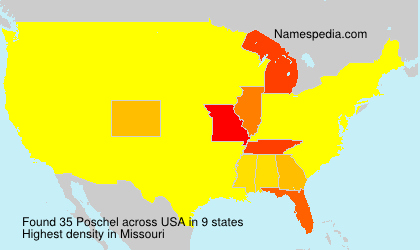 Surname Poschel in USA Surname Poschel in USA
