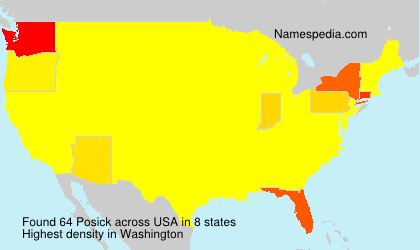 Surname Posick in USA Surname Posick in USA
