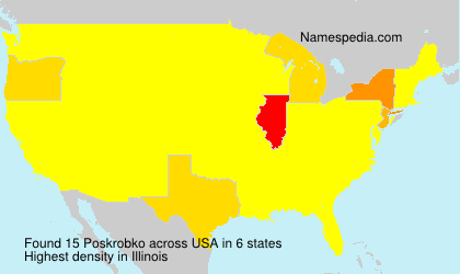 Surname Poskrobko in USA Surname Poskrobko in USA
