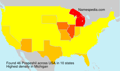 Surname Pospeshil in USA Surname Pospeshil in USA