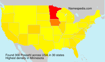Surname Possehl in USA Surname Possehl in USA