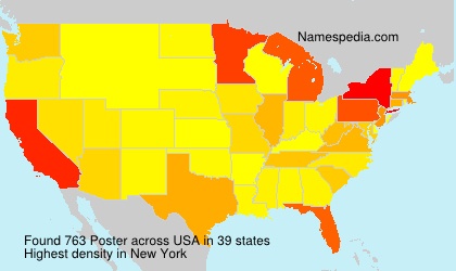 Surname Poster in USA Surname Poster in USA