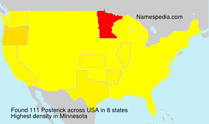Surname Posterick in USA Surname Posterick in USA