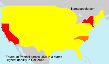 Surname Posthill in USA Surname Posthill in USA