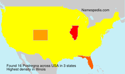 Surname Postregna in USA Surname Postregna in USA