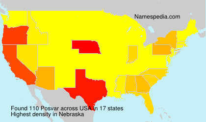 Surname Posvar in USA Surname Posvar in USA