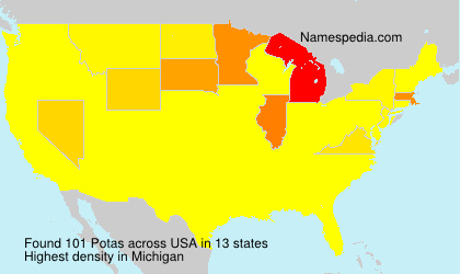 Surname Potas in USA Surname Potas in USA