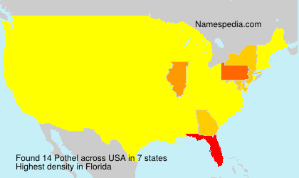 Surname Pothel in USA Surname Pothel in USA