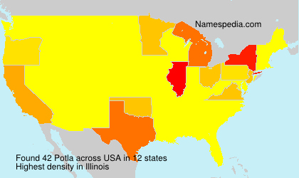 Surname Potla in USA Surname Potla in USA