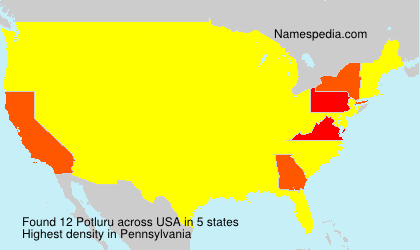 Surname Potluru in USA Surname Potluru in USA