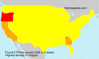 Surname Potma in USA Surname Potma in USA