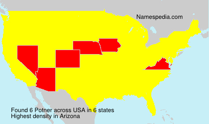 Surname Potner in USA Surname Potner in USA