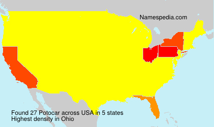 Surname Potocar in USA Surname Potocar in USA