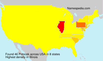 Surname Potocek in USA Surname Potocek in USA