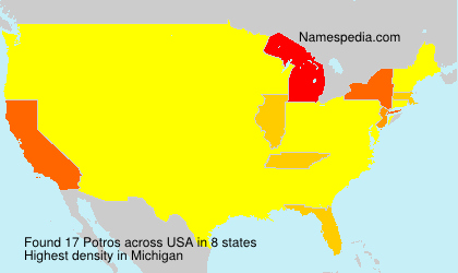 Surname Potros in USA Surname Potros in USA