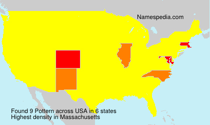 Surname Pottern in USA Surname Pottern in USA