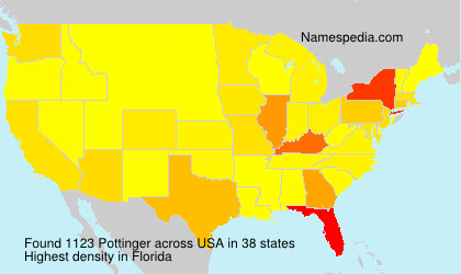 Surname Pottinger in USA Surname Pottinger in USA