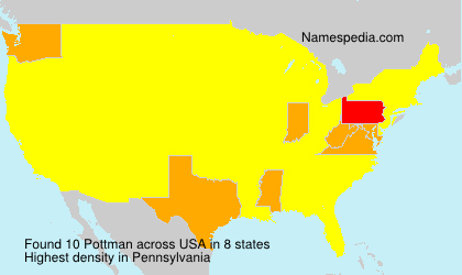 Surname Pottman in USA Surname Pottman in USA