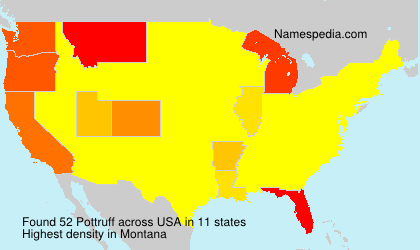 Surname Pottruff in USA Surname Pottruff in USA