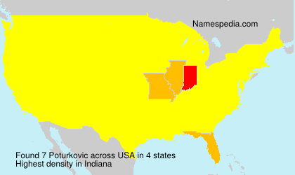 Surname Poturkovic in USA Surname Poturkovic in USA